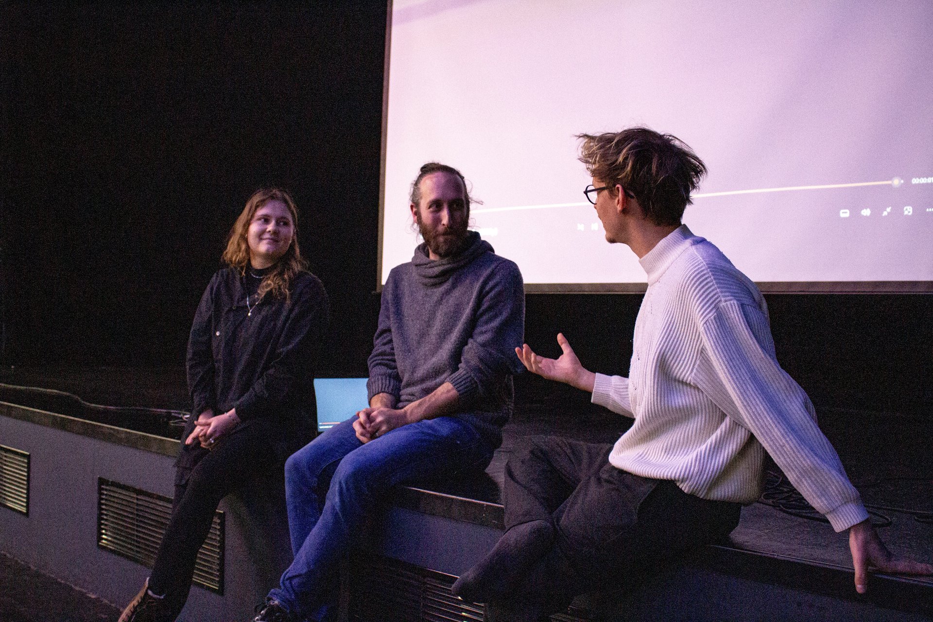 Pictures of the documentary film evening + discussion with . Thu, Oct 17, 2024